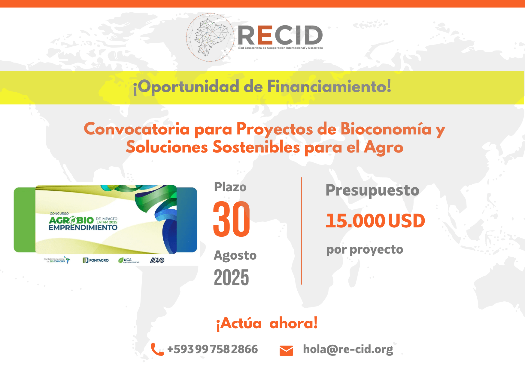 Financiamiento para Proyectos de Bioconomía y Soluciones Sostenibles ...