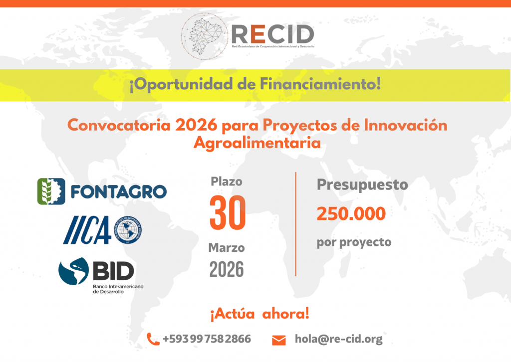 Convocatoria FONTAGRO 2026: hasta US$250.000 para proyectos de innovación agroalimentaria